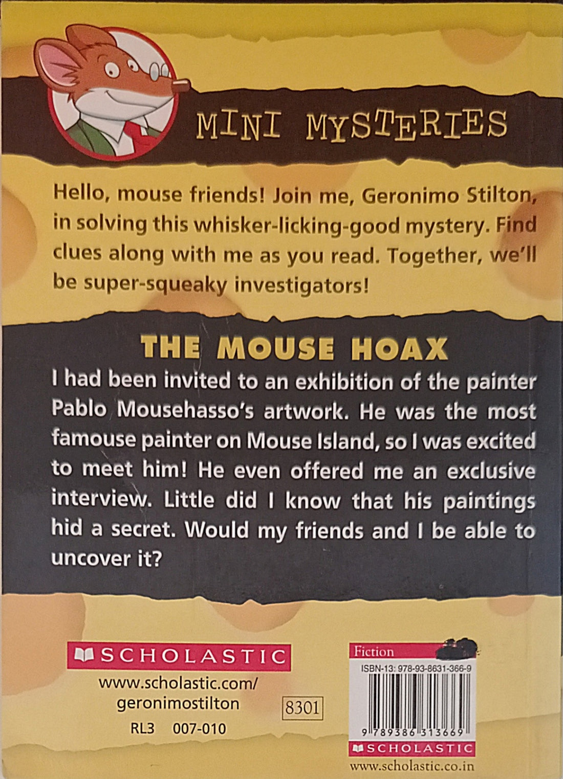 Geronimo Stilton Mini Mystery #3 The Mouse Hoax