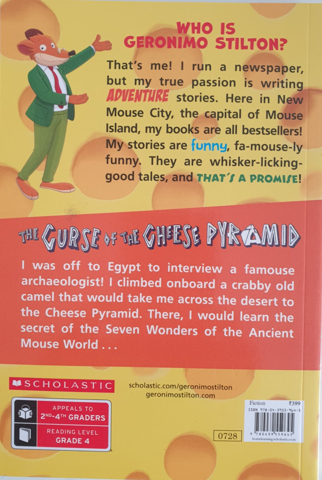 Geronimo Stilton #2 The Curse of the Cheese Pyramid