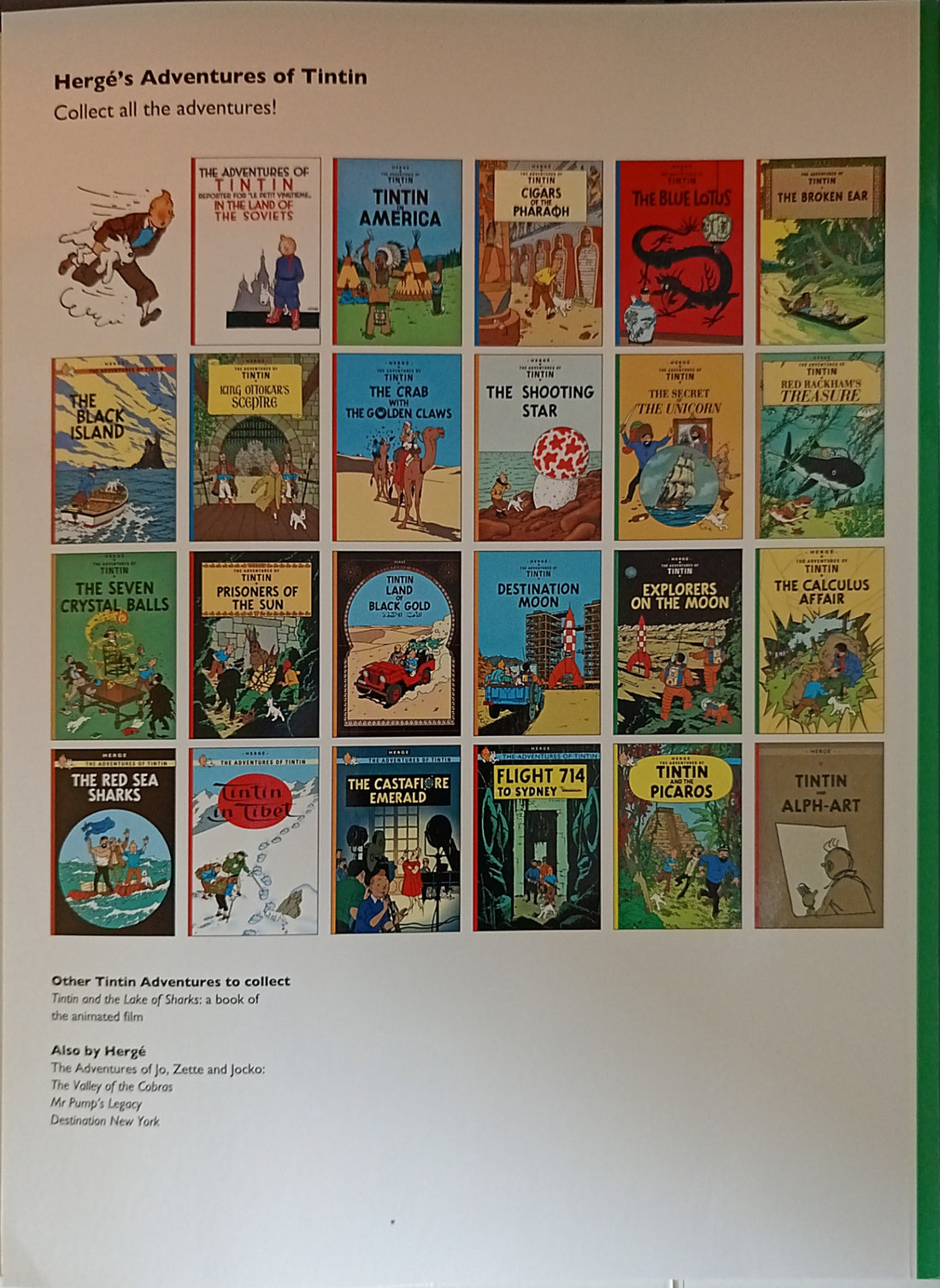 Tintin #11 The Secret of the Unicorn