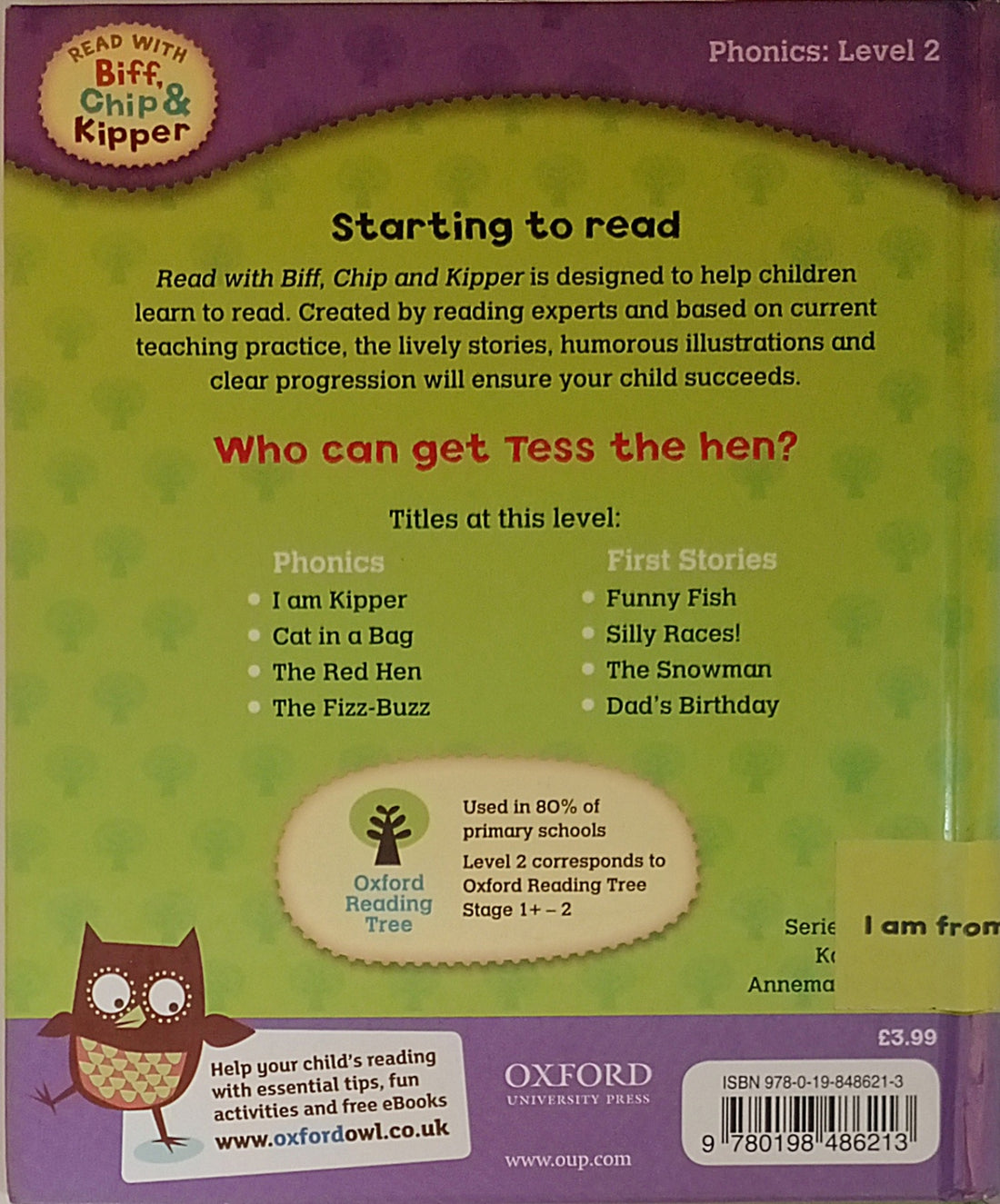 Read With Biff, Chip & Kipper Phonics Level 2: The Red Hen