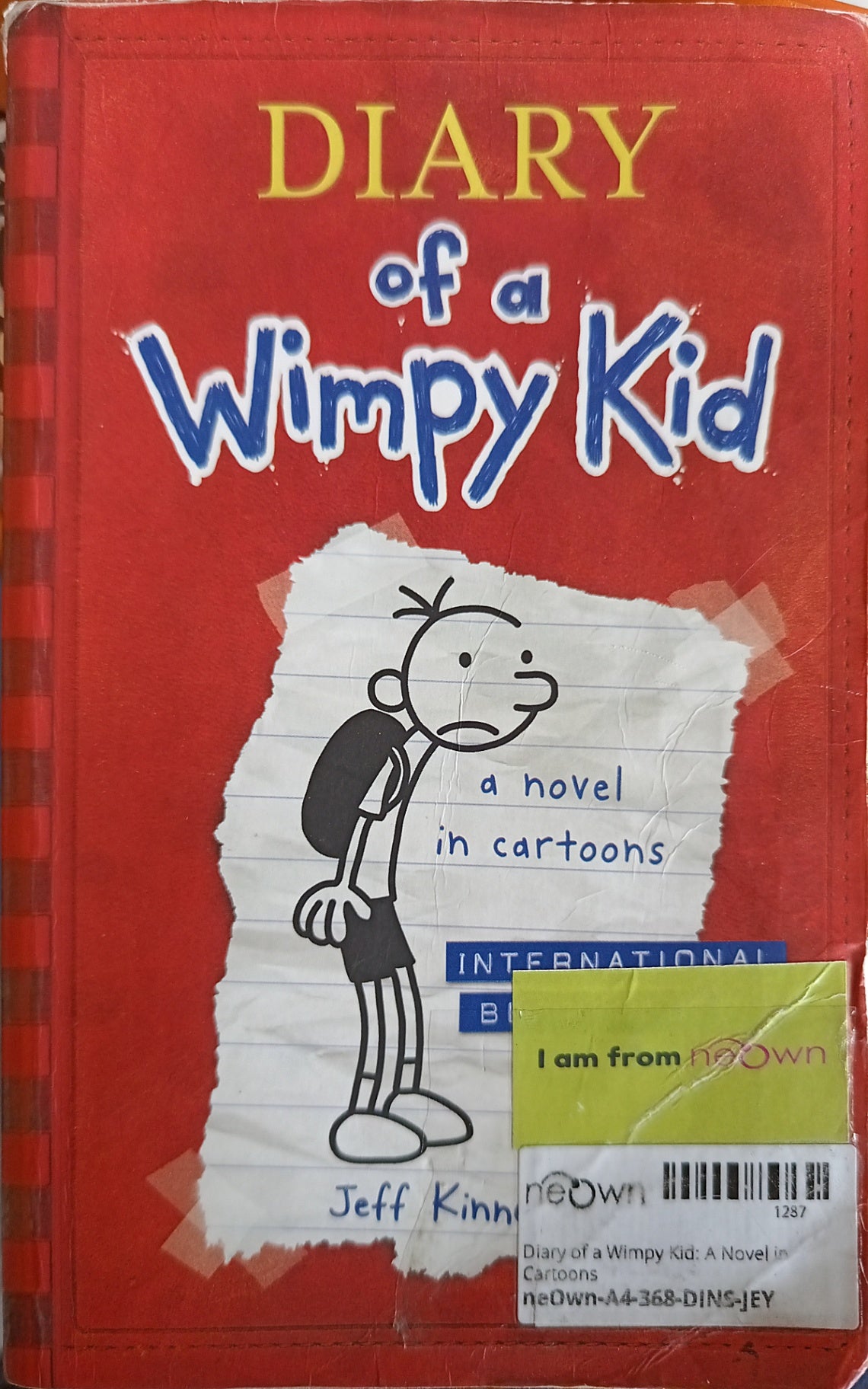 Diary of a Wimpy Kid: A Novel in Cartoons