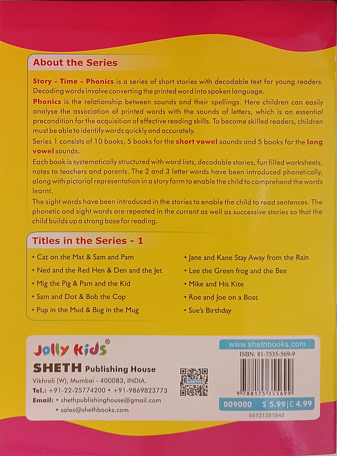 Story-Time-Phonics Series 1 Vol. 2: Ned and the Red Hen & Den and the Jet