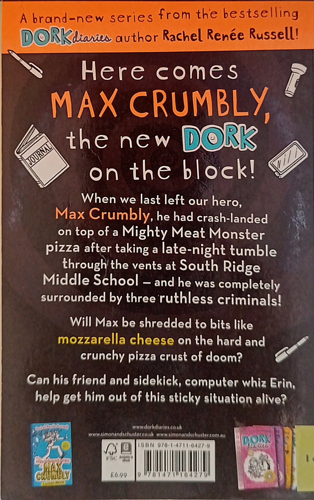 The Misadventures of Max Crumbly #2 Middle School Mayhem