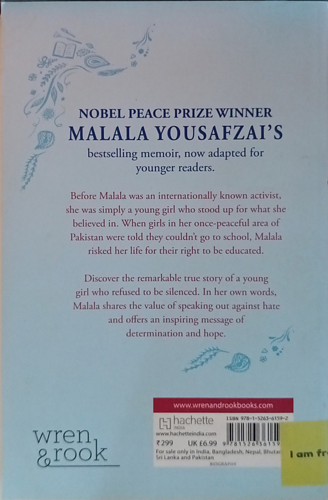 Malala- My Story of Standing Up For Girls' Rights