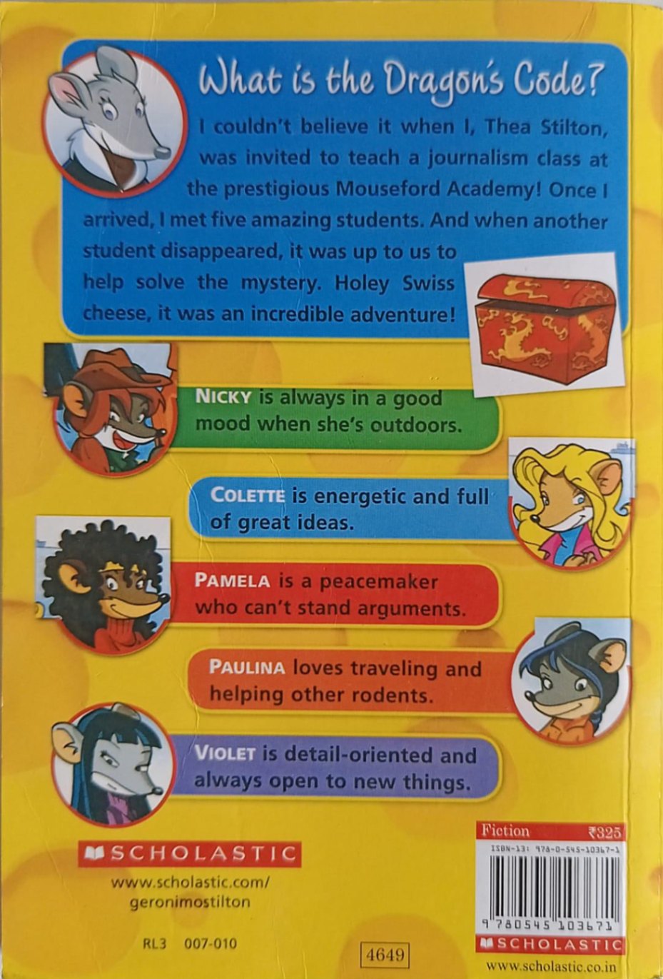 Thea Stilton #1 Thea Stilton and the Dragon's Code