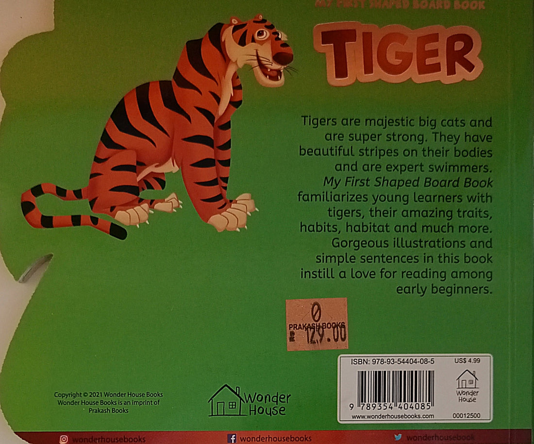 My First Shaped Board Book: My First Shaped Board Book Tiger