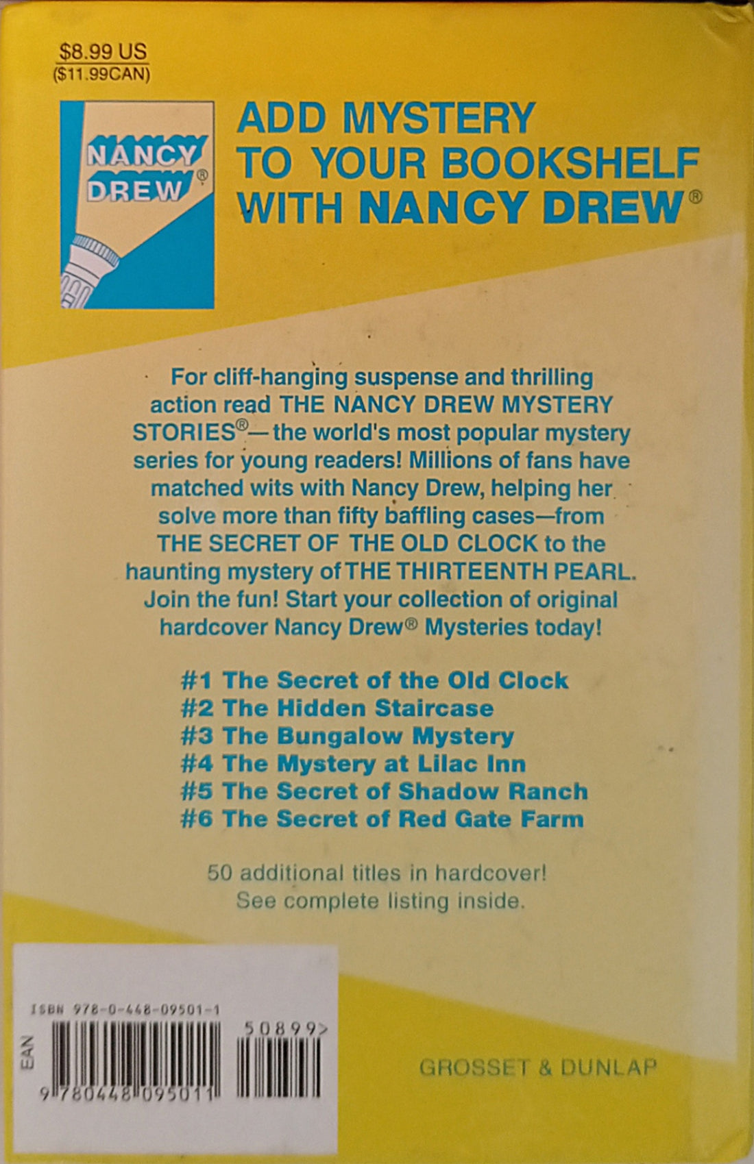 Nancy Drew Mystery Stories #1 The Secret of the Old Clock