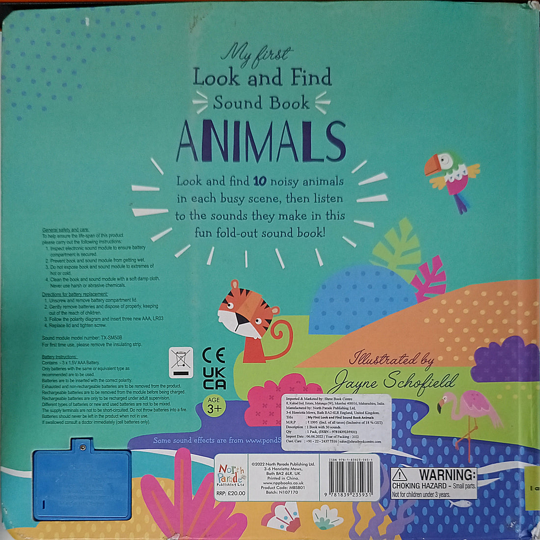 My First Look and Find Sound Book: Animals (With Over 50 Sounds)