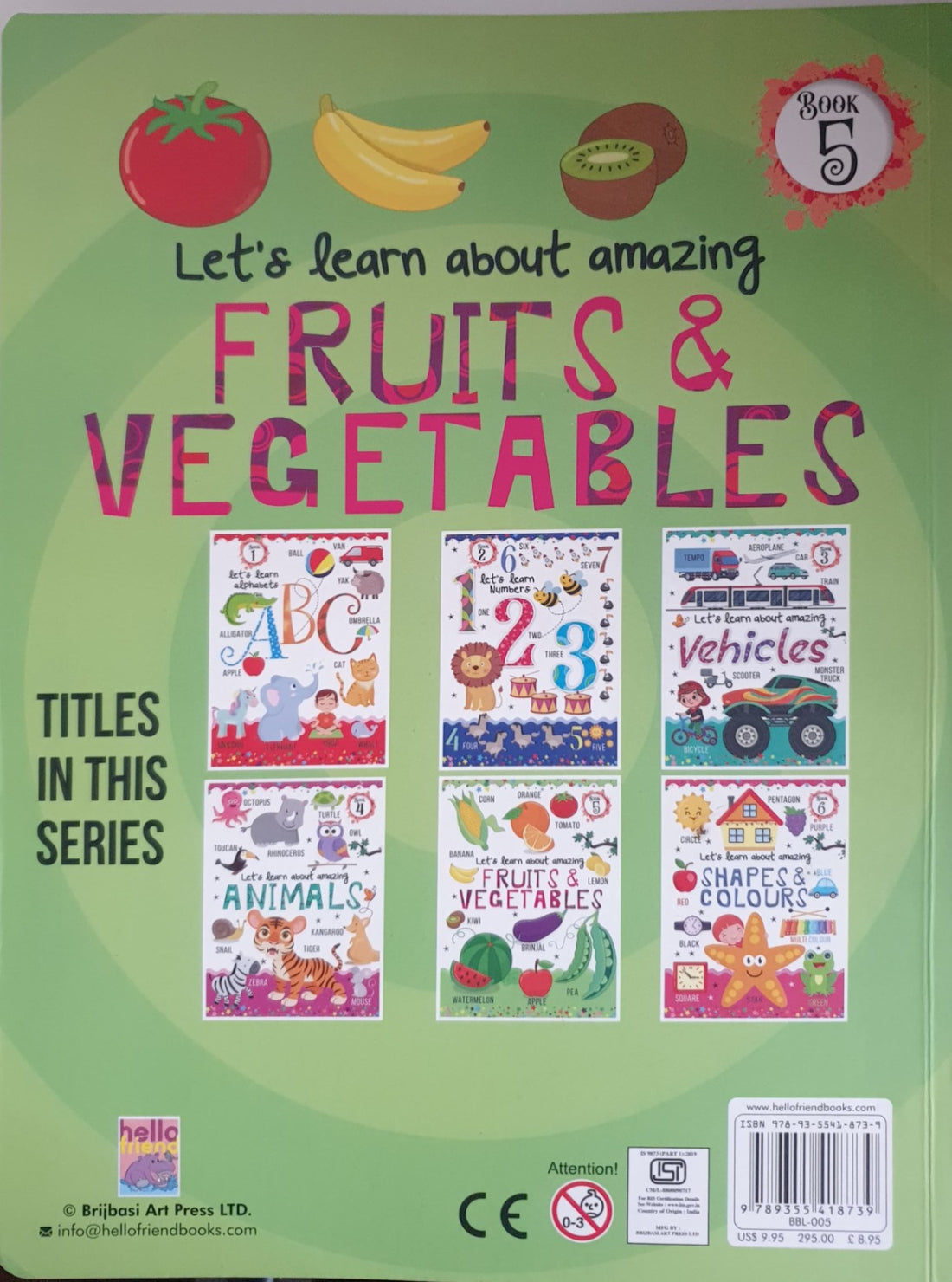 Let's Learn About Amazing Fruits & Vegetables