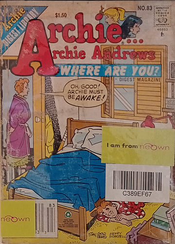 Archie Andrews Where Are You? Digest Magazine No-83