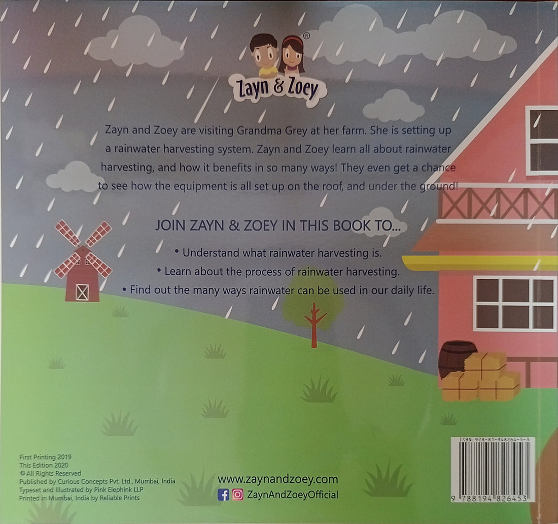 Zayn & Zoey Enviroment Series: Rainwater Harvesting with Zayn & Zoey