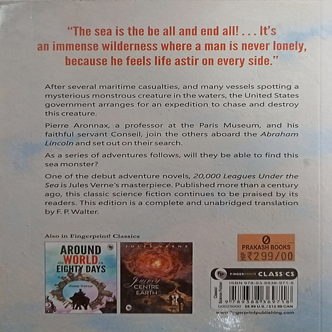 20,000 Leagues Under the Sea (Fingerprint Classics)