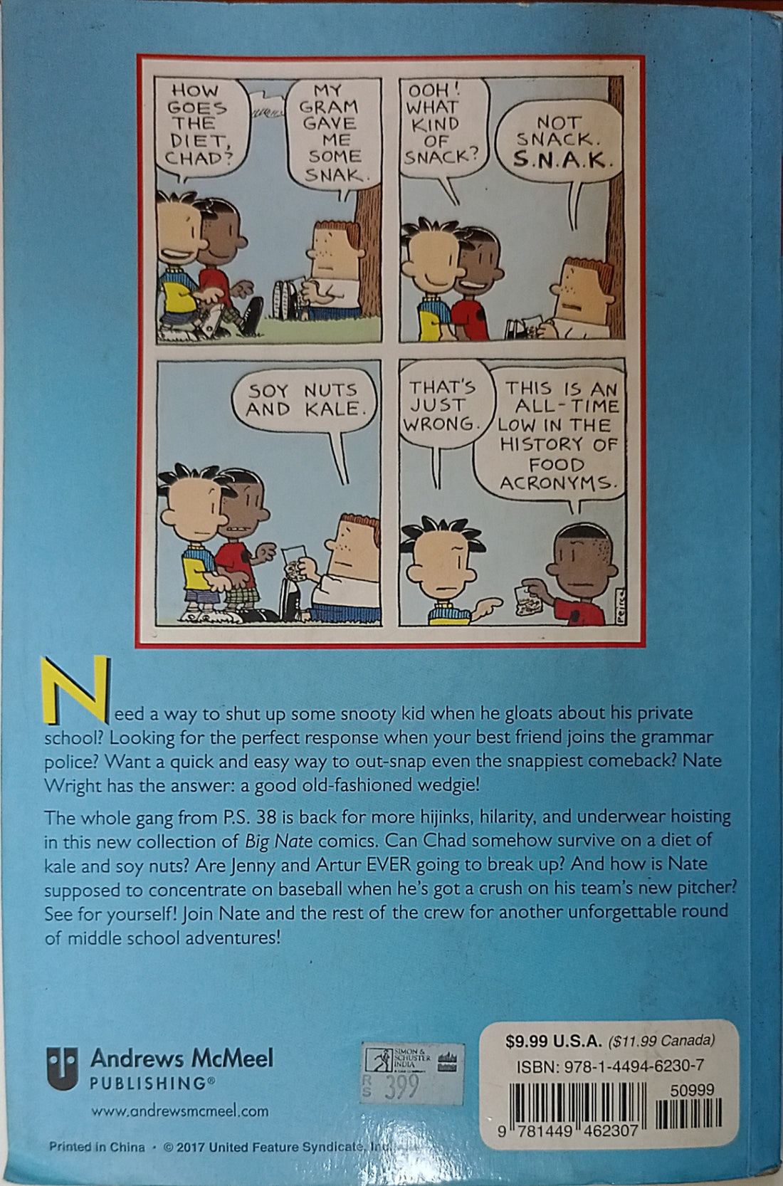 Big Nate: A Good Old-Fashioned Wedgie