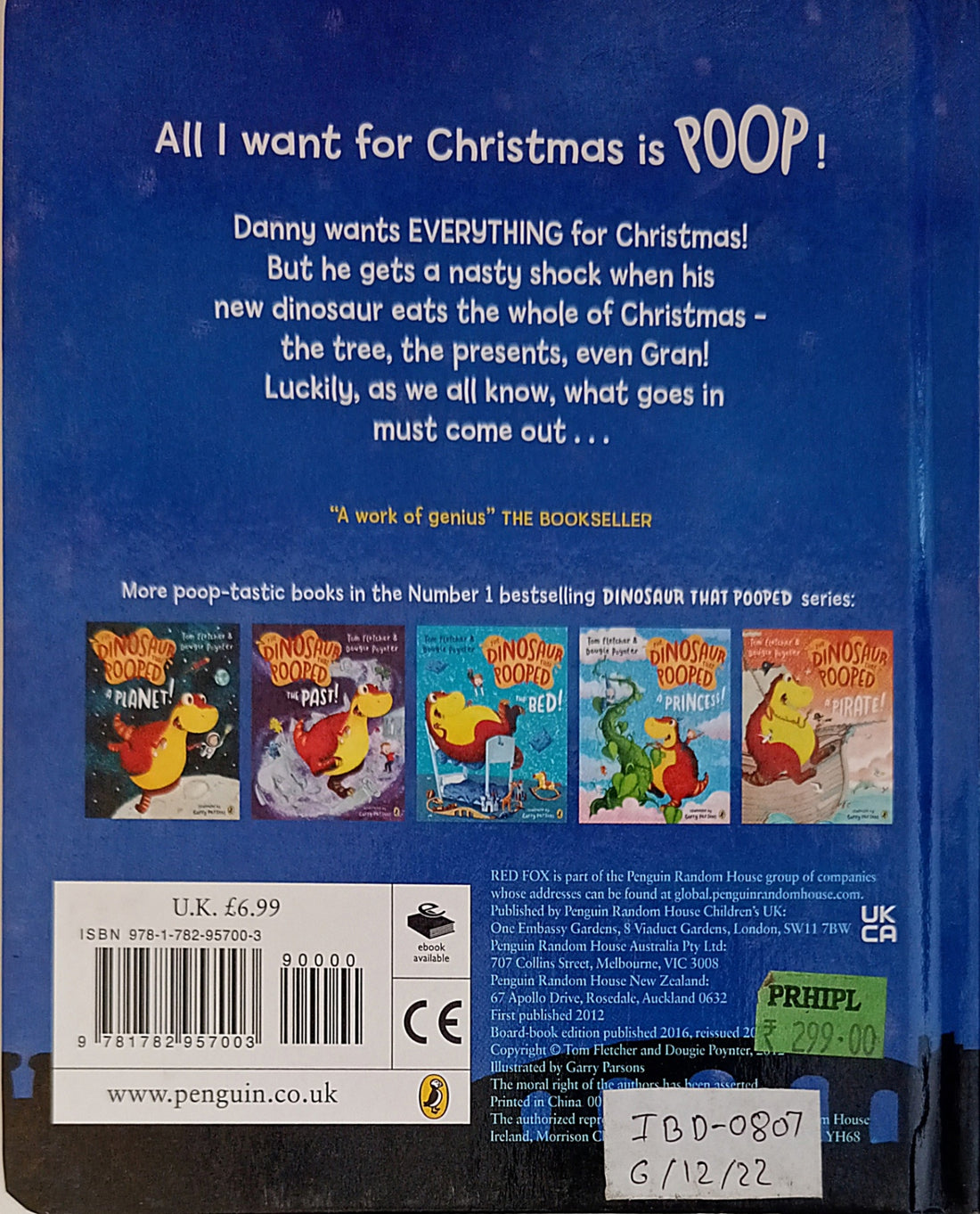 The Dinosaur That Pooped: The Dinosaur That Pooped Christmas!