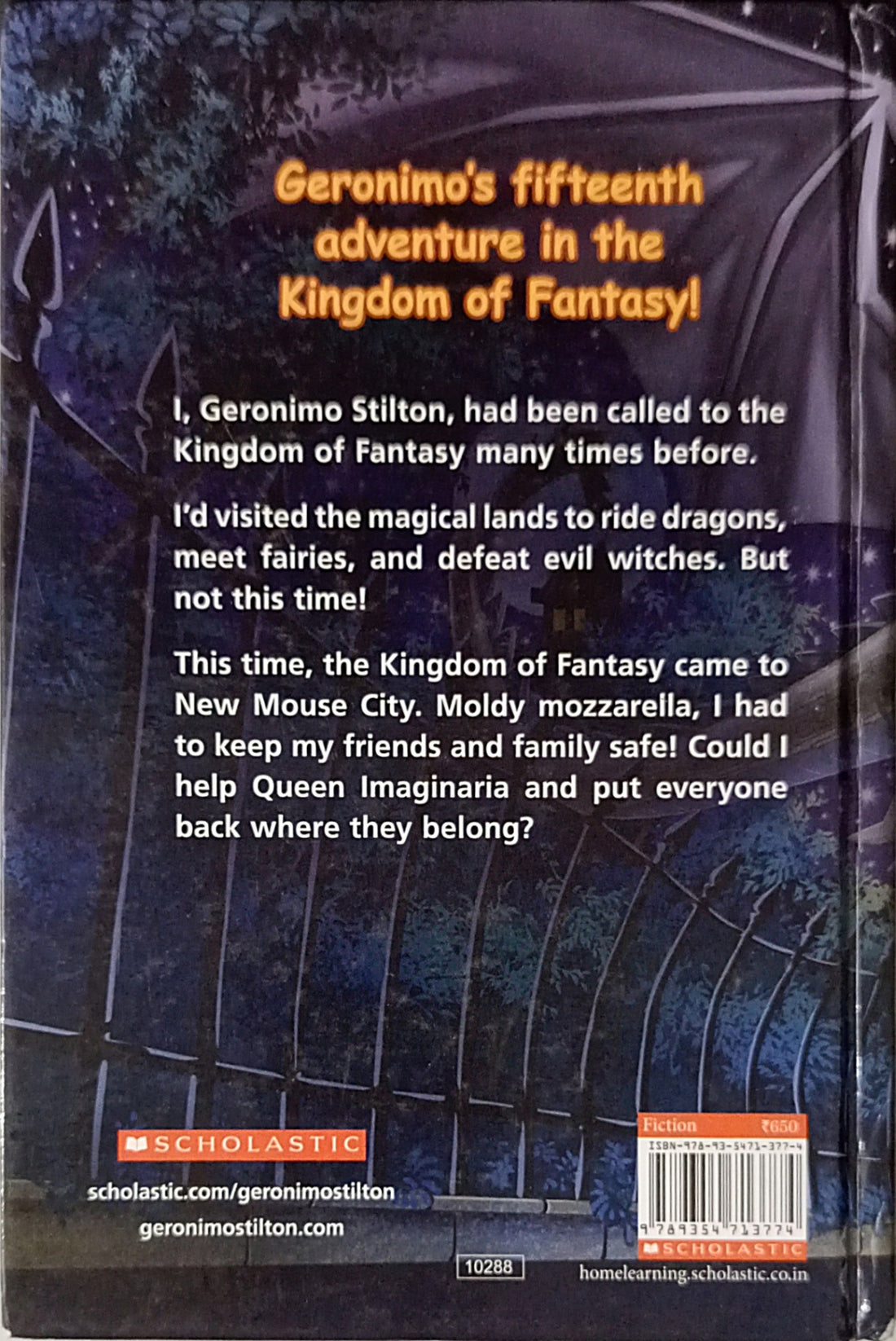 Geronimo Stilton The Kingdom of Fantasy #15 The Golden Key