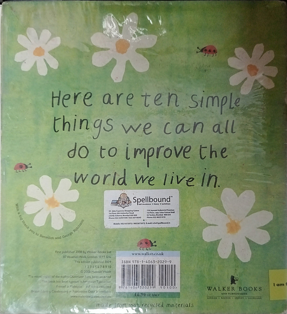 10 Things I Can Do to Help My World