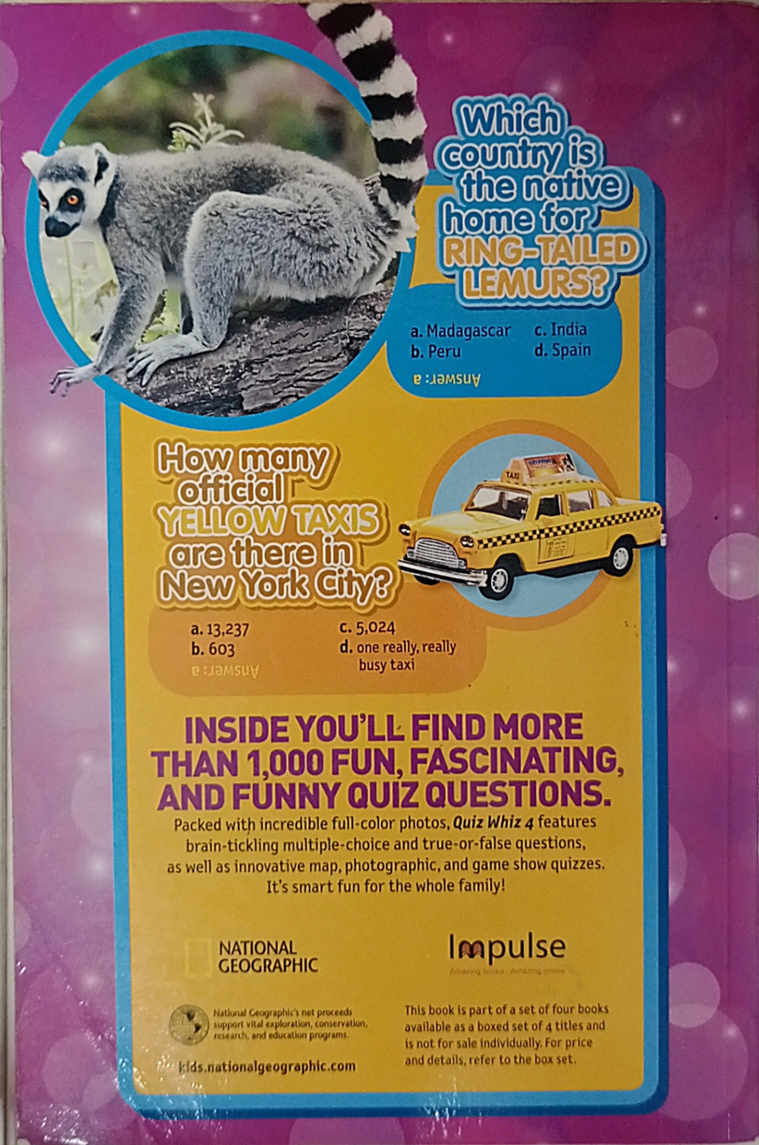 Quiz Whiz #4 1,000 Super Fun, Mind-Bending, Totally Awesome Trivia Questions