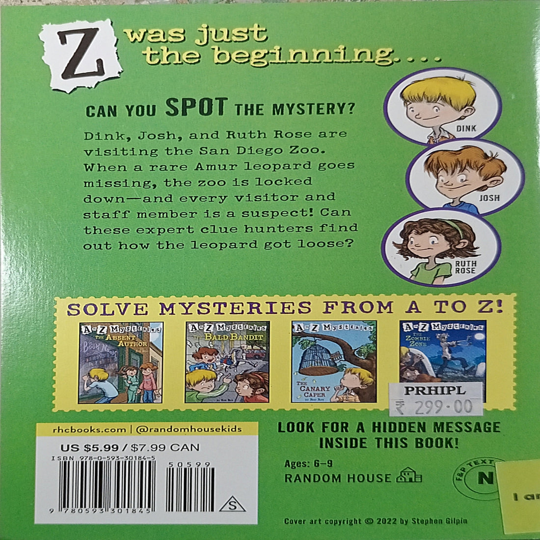 A to Z Mysteries: Super Edition #14 Leopard on the Loose