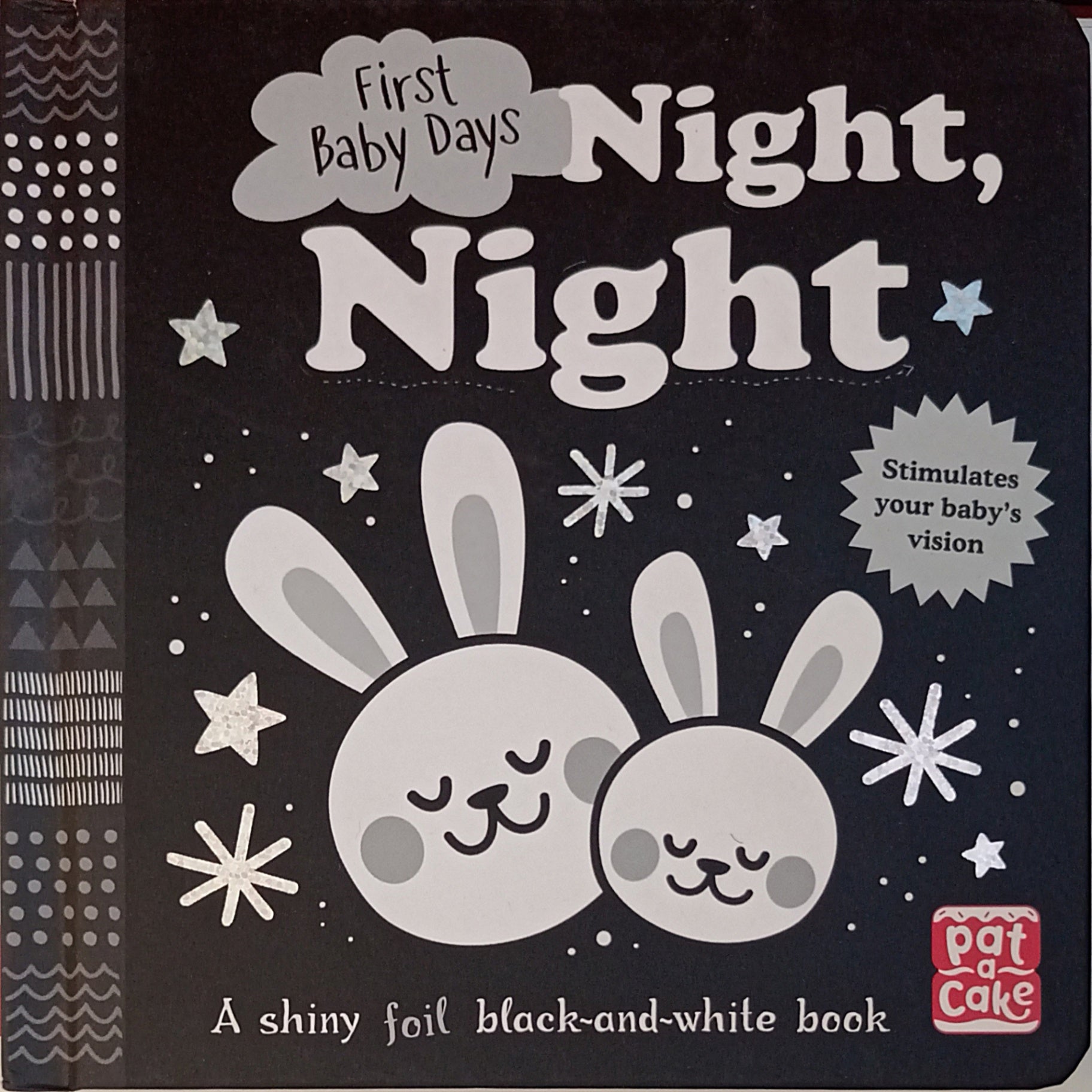 Night Night - A Shiny Foli Black and White Book