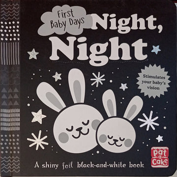 Night Night - A Shiny Foli Black and White Book