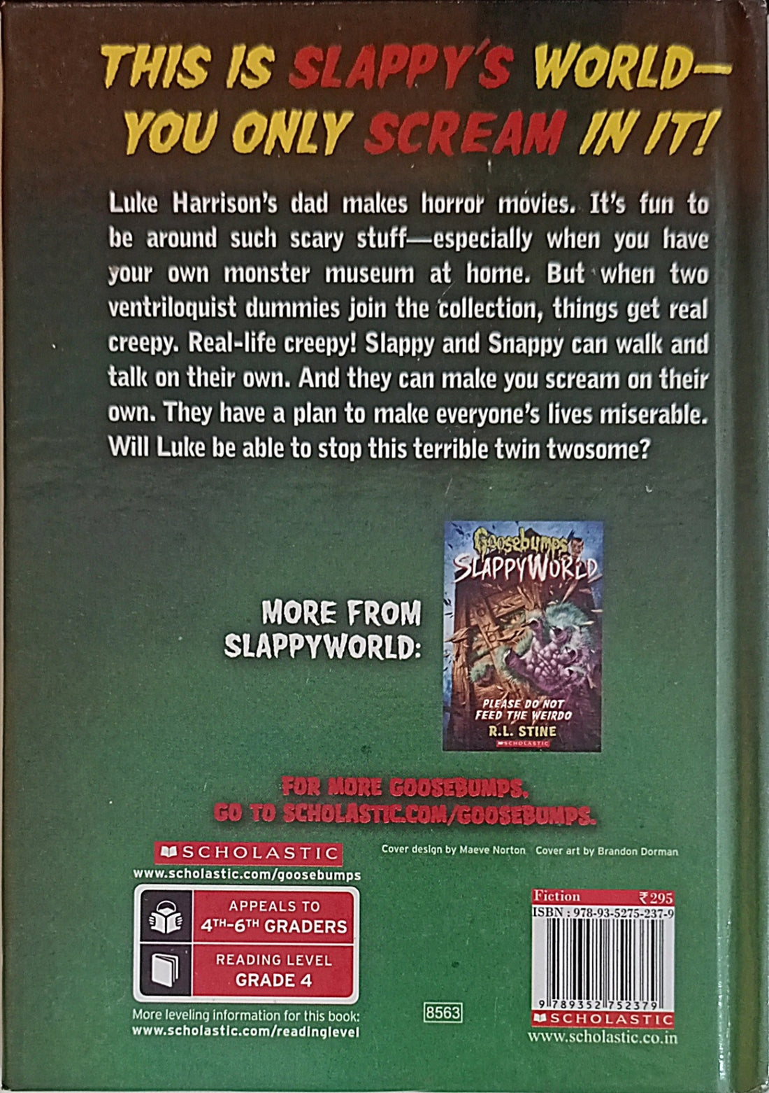 Goosebumps SlappyWorld #3 I am Slappy's Evil Twin