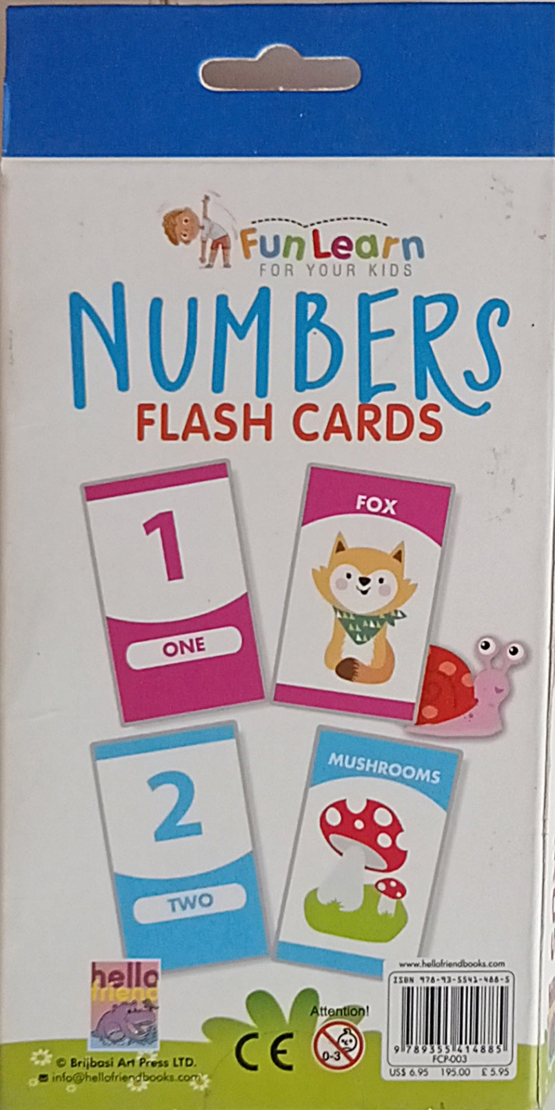 Numbers Flash Cards (Fun Learn for Your Kids)