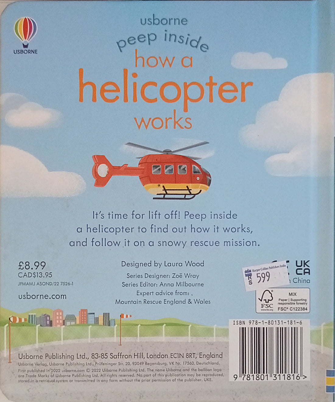 Usborne Peep Inside How A Helicopter Works