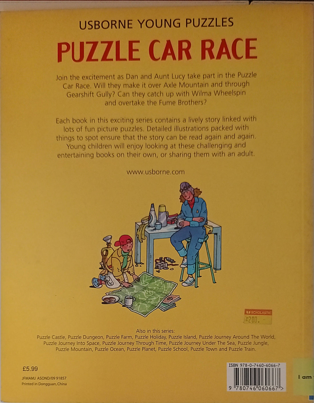 Usborne Young Puzzlers: Puzzle Car Race