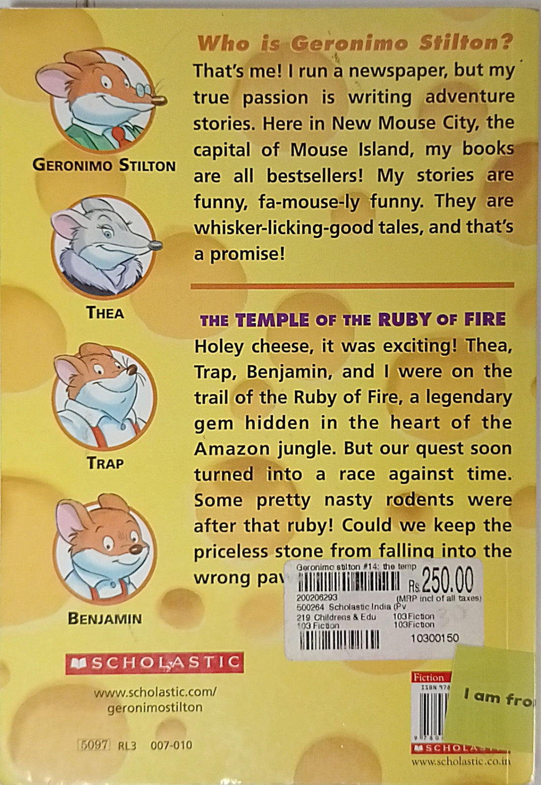 Geronimo Stilton #14 The Temple of the Ruby of Fire