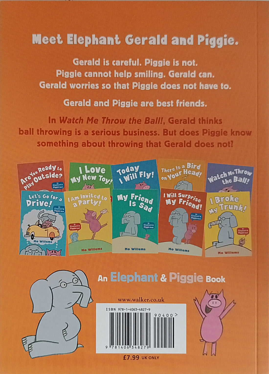 An Elephant & Piggie Book: Watch Me Throw the Ball!