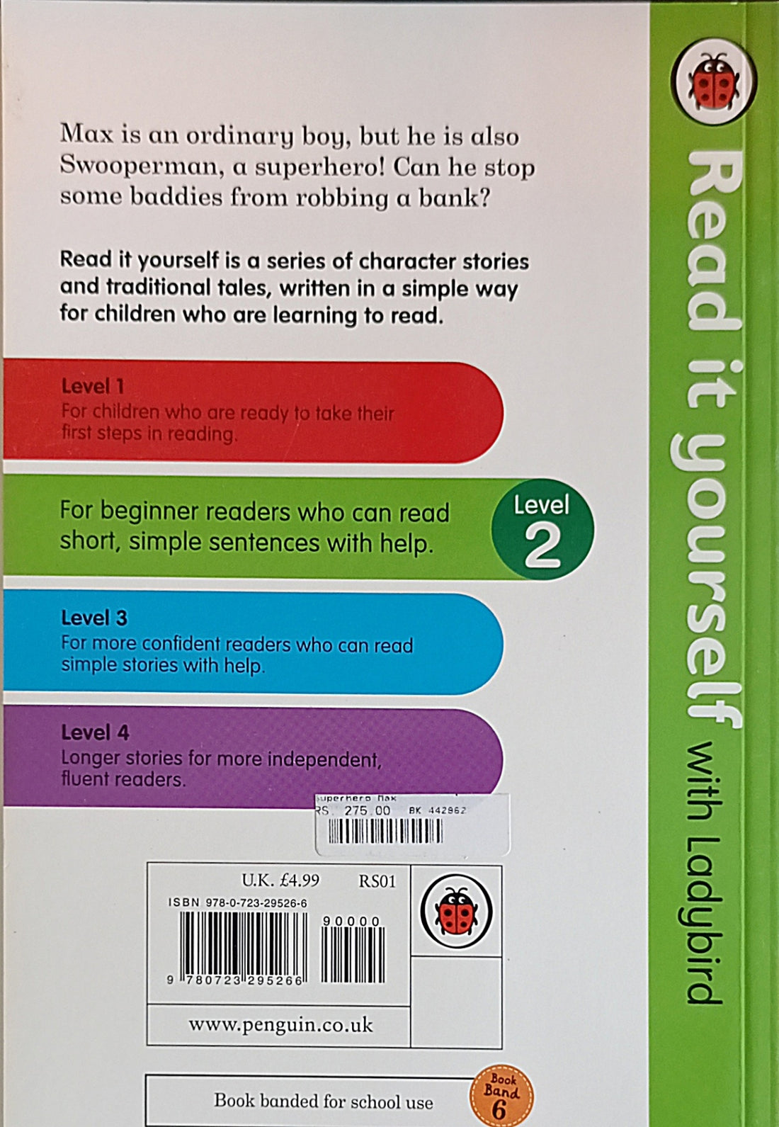 Read it Yourself with Ladybird Level 2: Superhero Max
