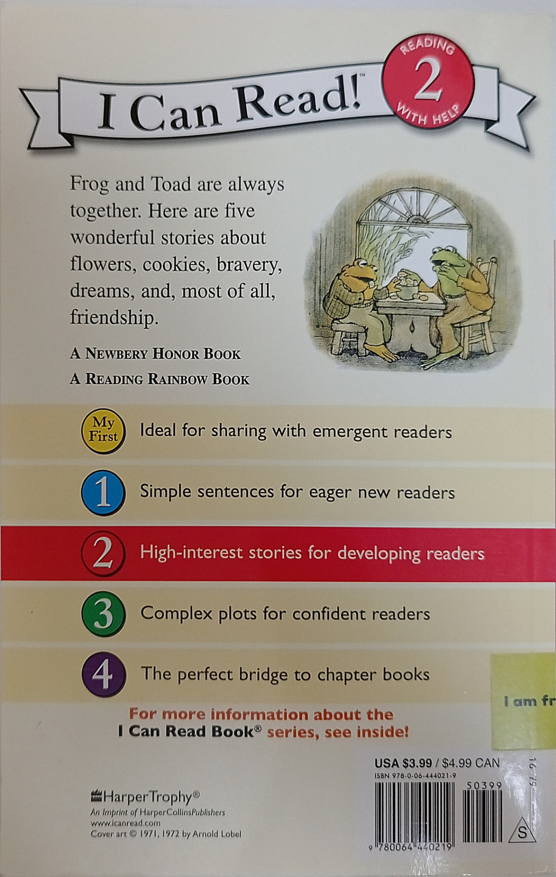 I Can Read! Level 2: Frog and Toad Together