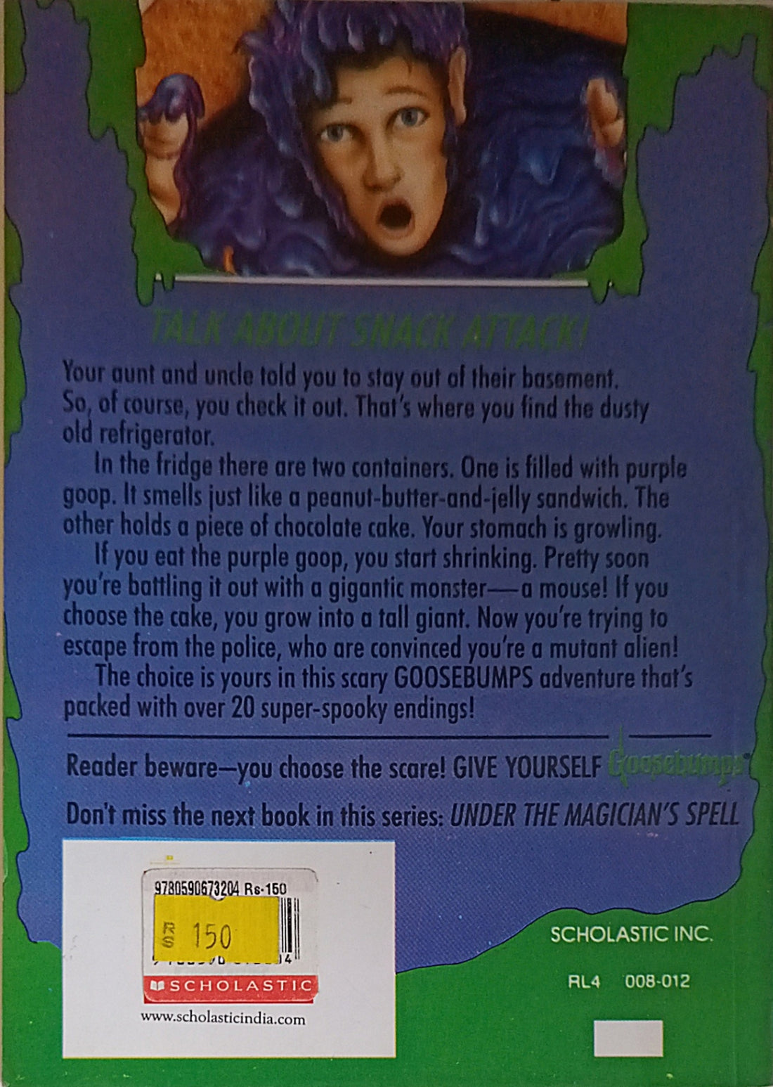 Give Yourself Goosebumps #6 Beware of the Purple Peanut Butter