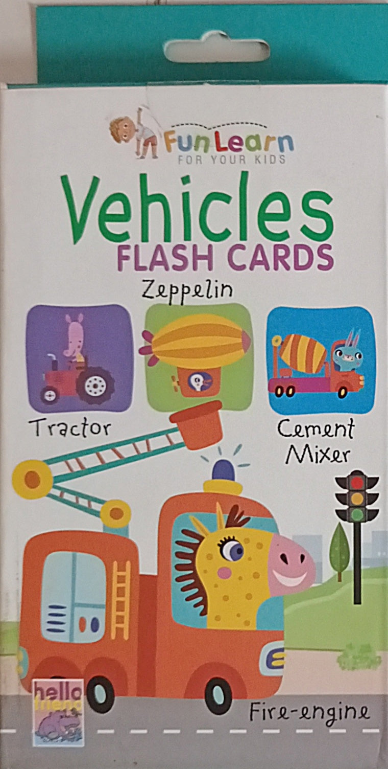 Vehicles Flash Cards (Fun Learn for Your Kids)