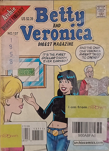 Betty and Veronica Digest Magazine No.137