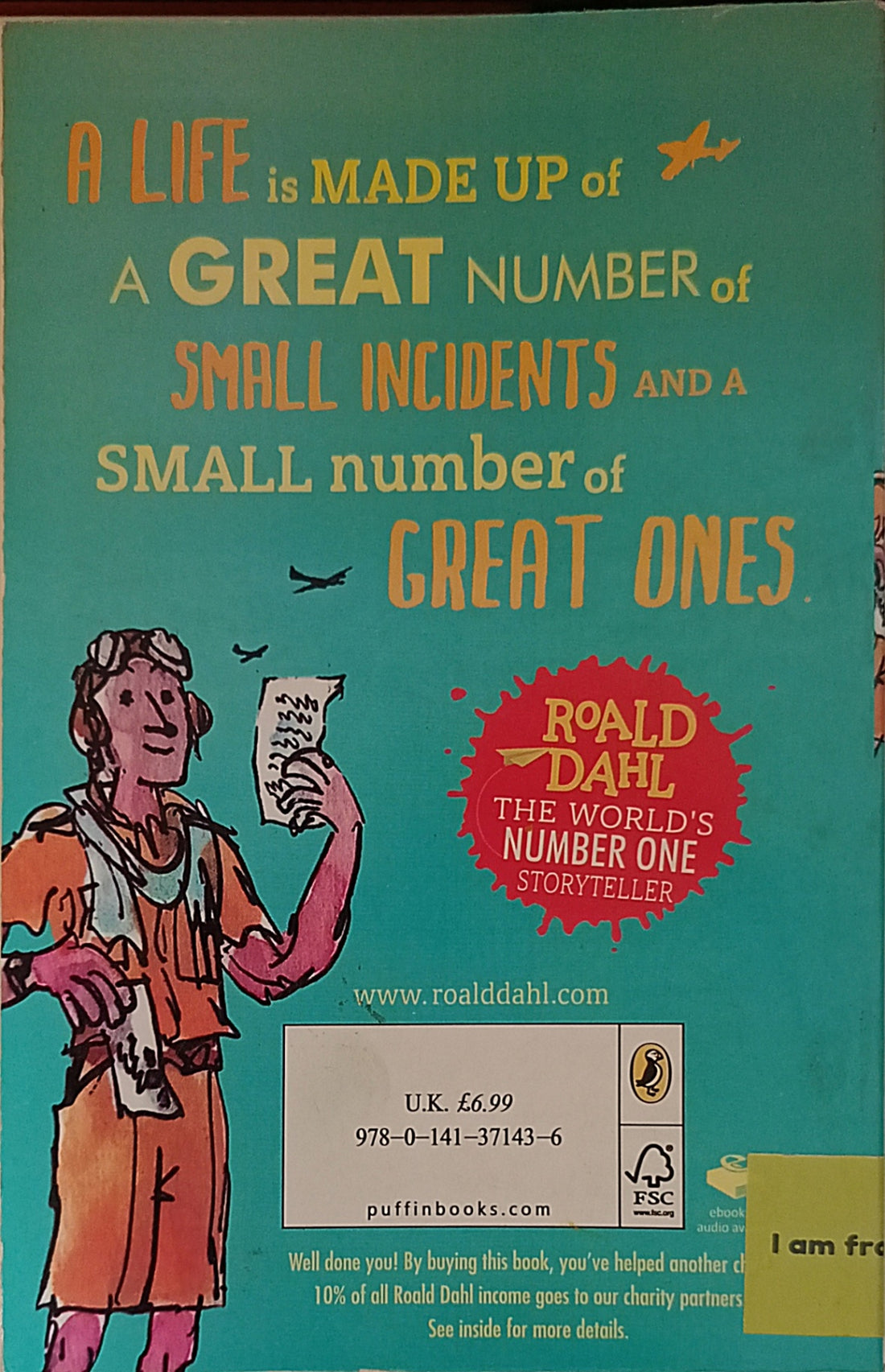 Roald Dahl's Autobiography #2 Going Solo
