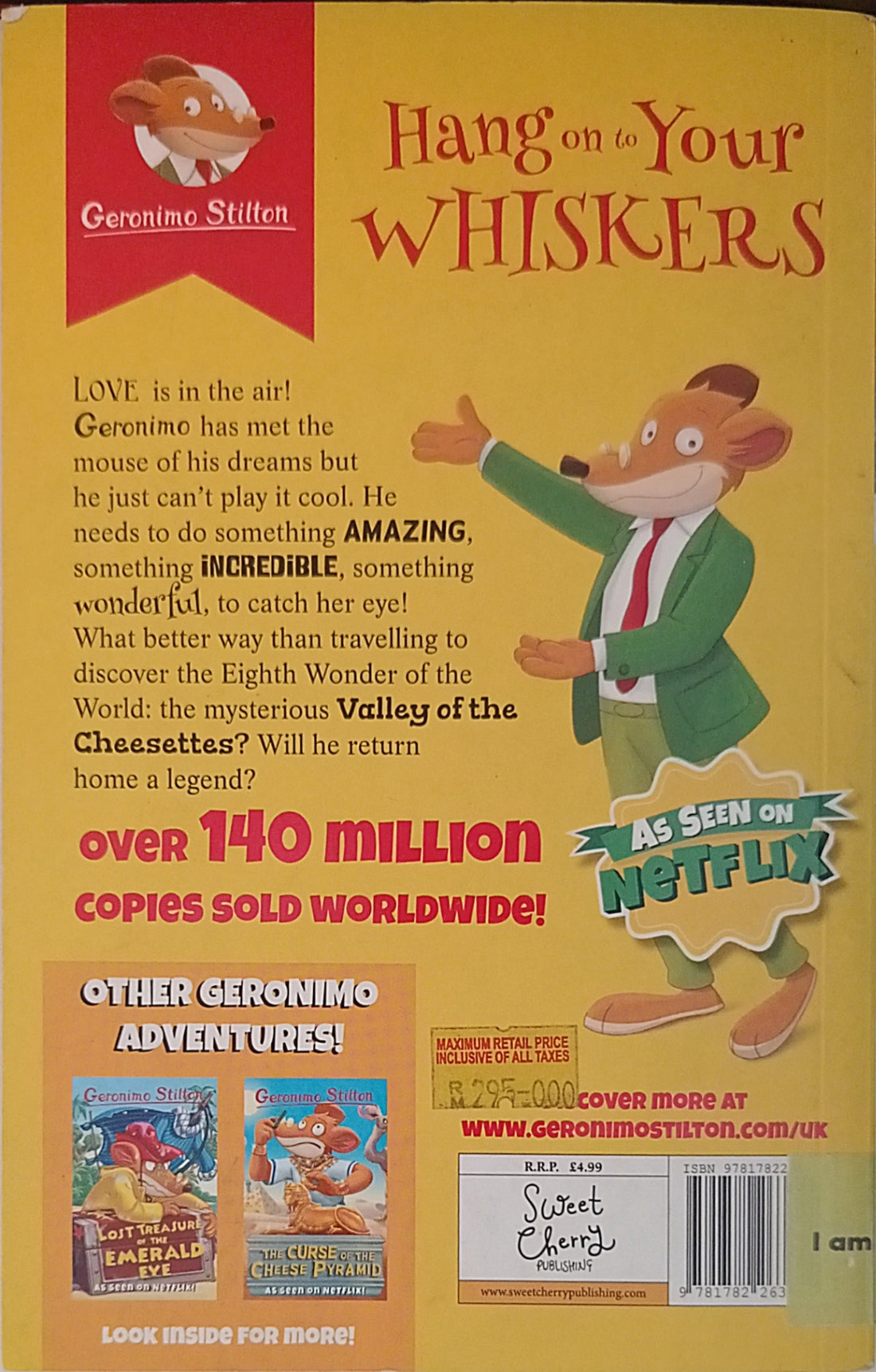 Geronimo Stilton #10 Hang on to Your Whiskers