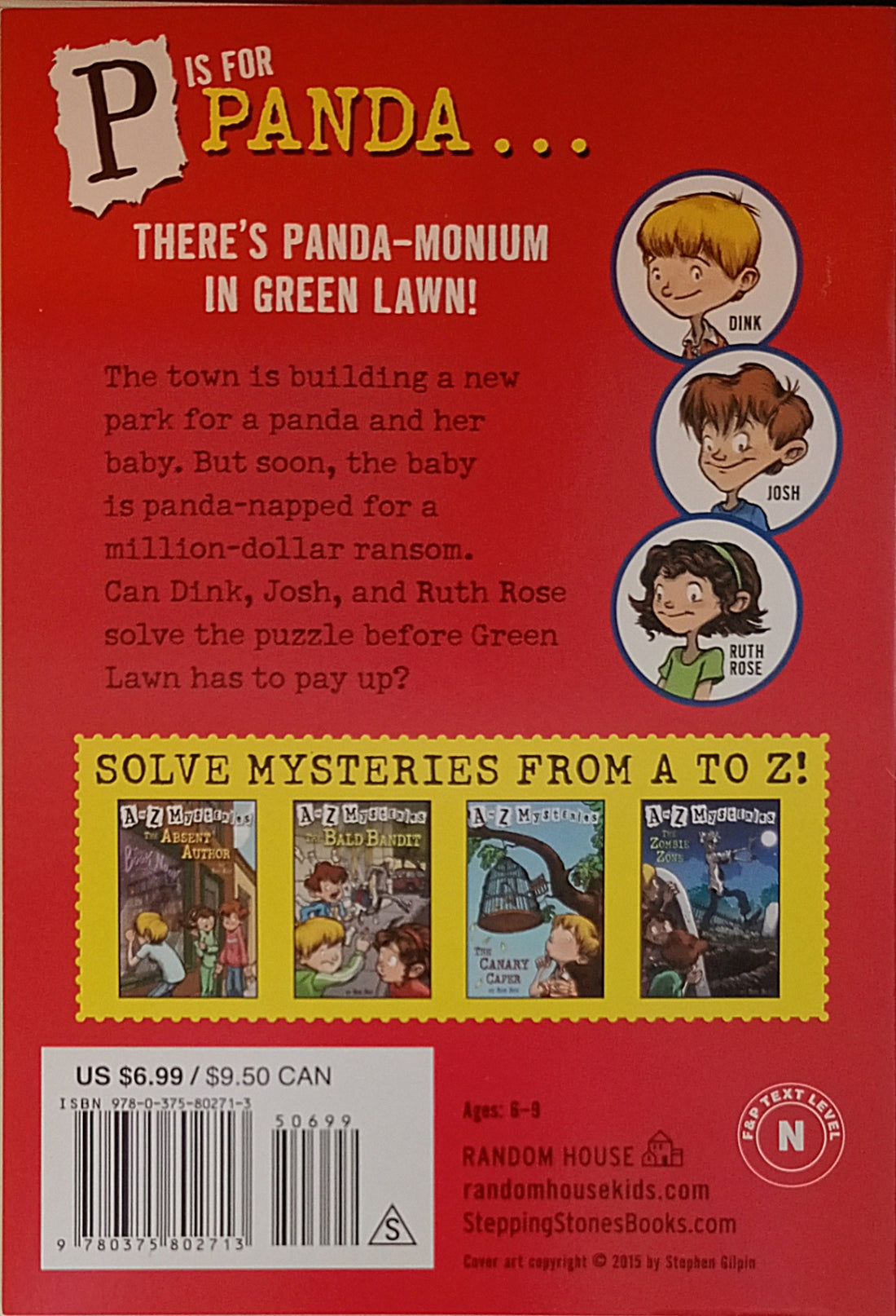 A to Z Mysteries #16 The Panda Puzzle