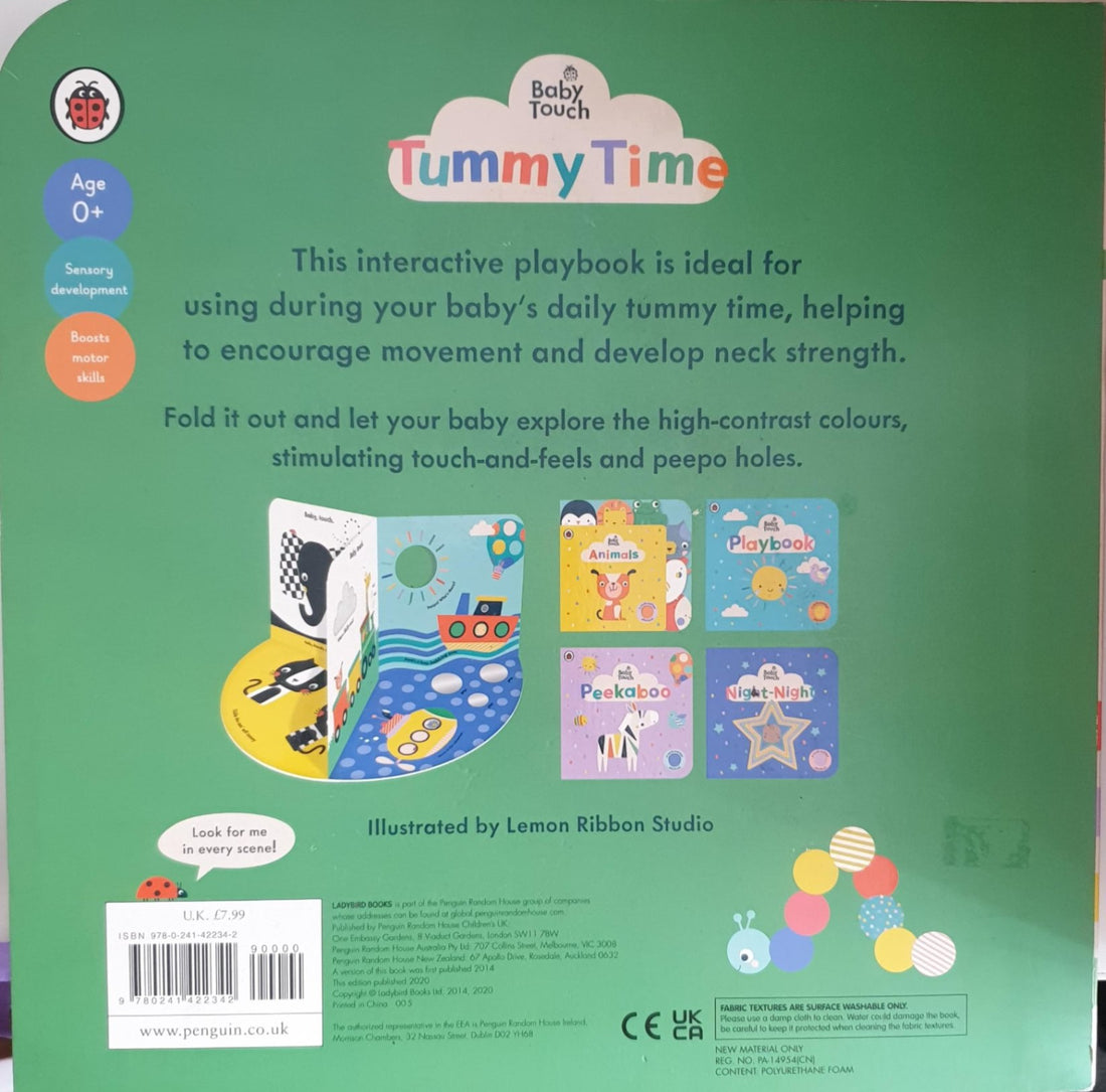 Baby Touch: Tummy Time (A Touch-and-Feel Playbook)
