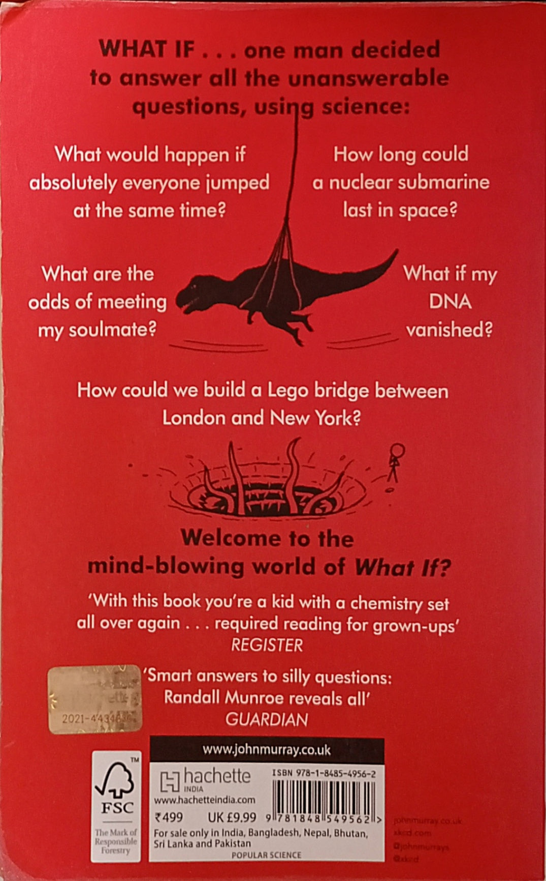 What If?: Serious Scientific Answers to Absurd Hypothetical Questions