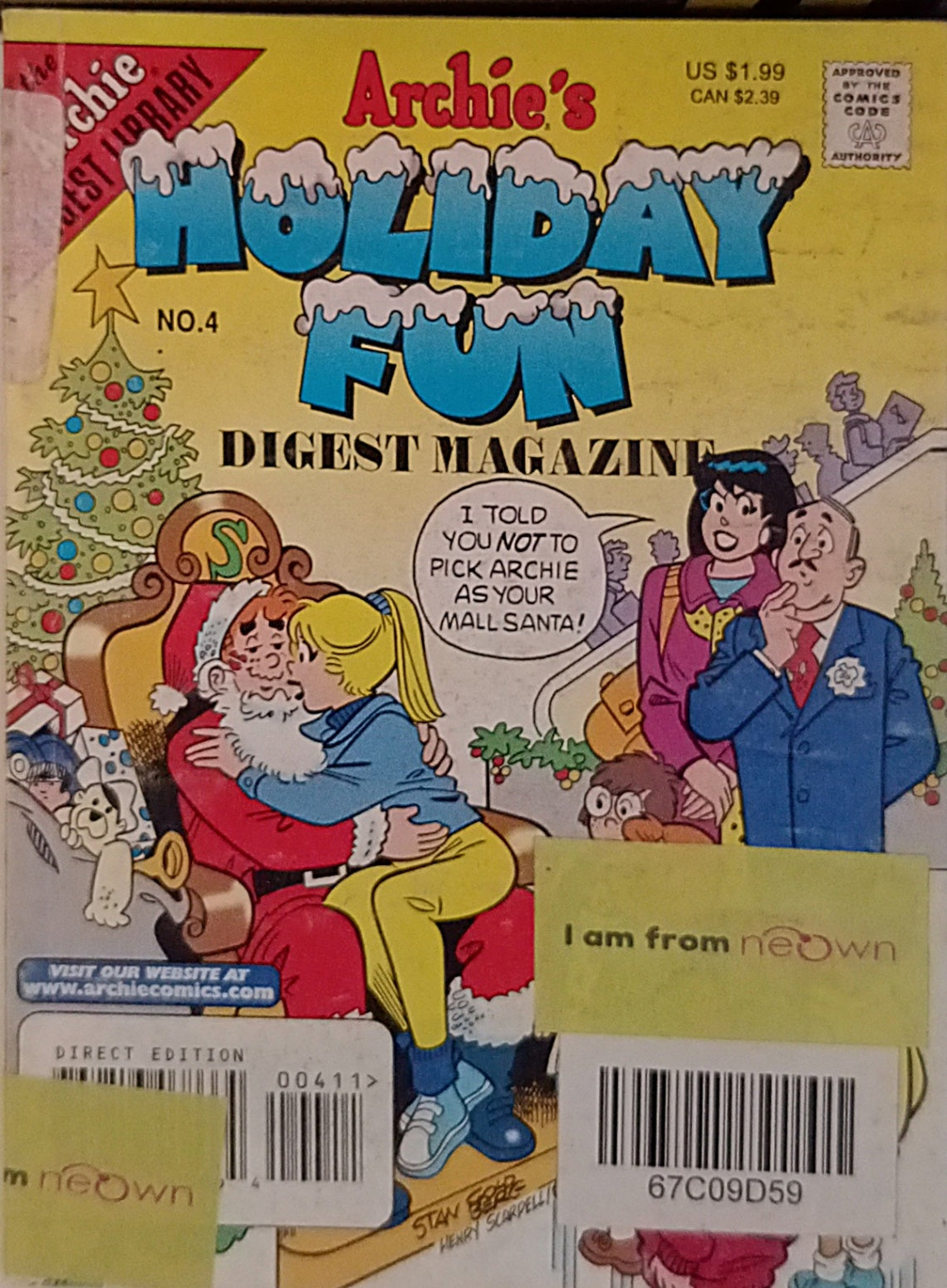 Archier's Holiday Fun Digest Magazine No.4