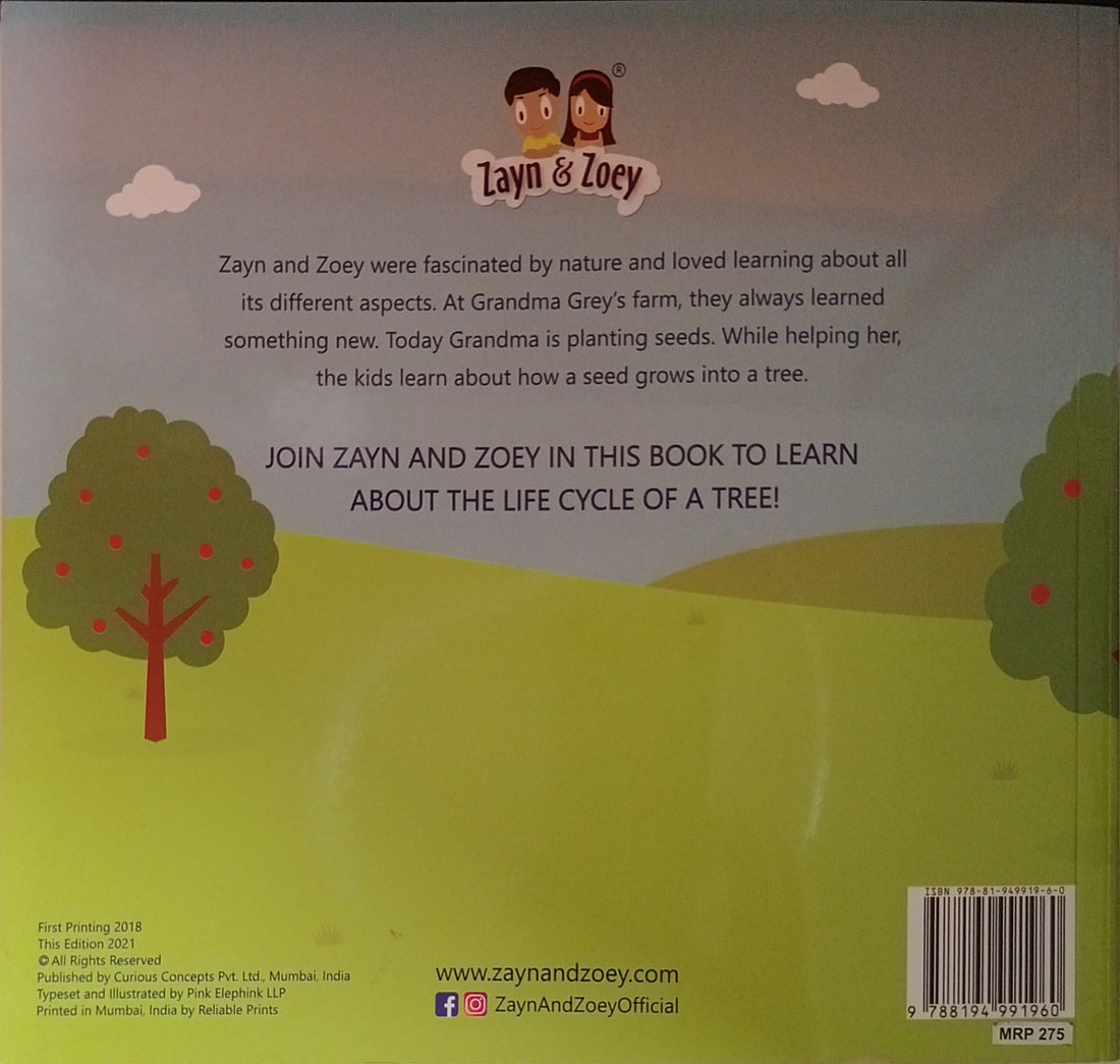 Zayn & Zoey Life Cycles: Life Cycle of a Tree with Zayn & Zoey