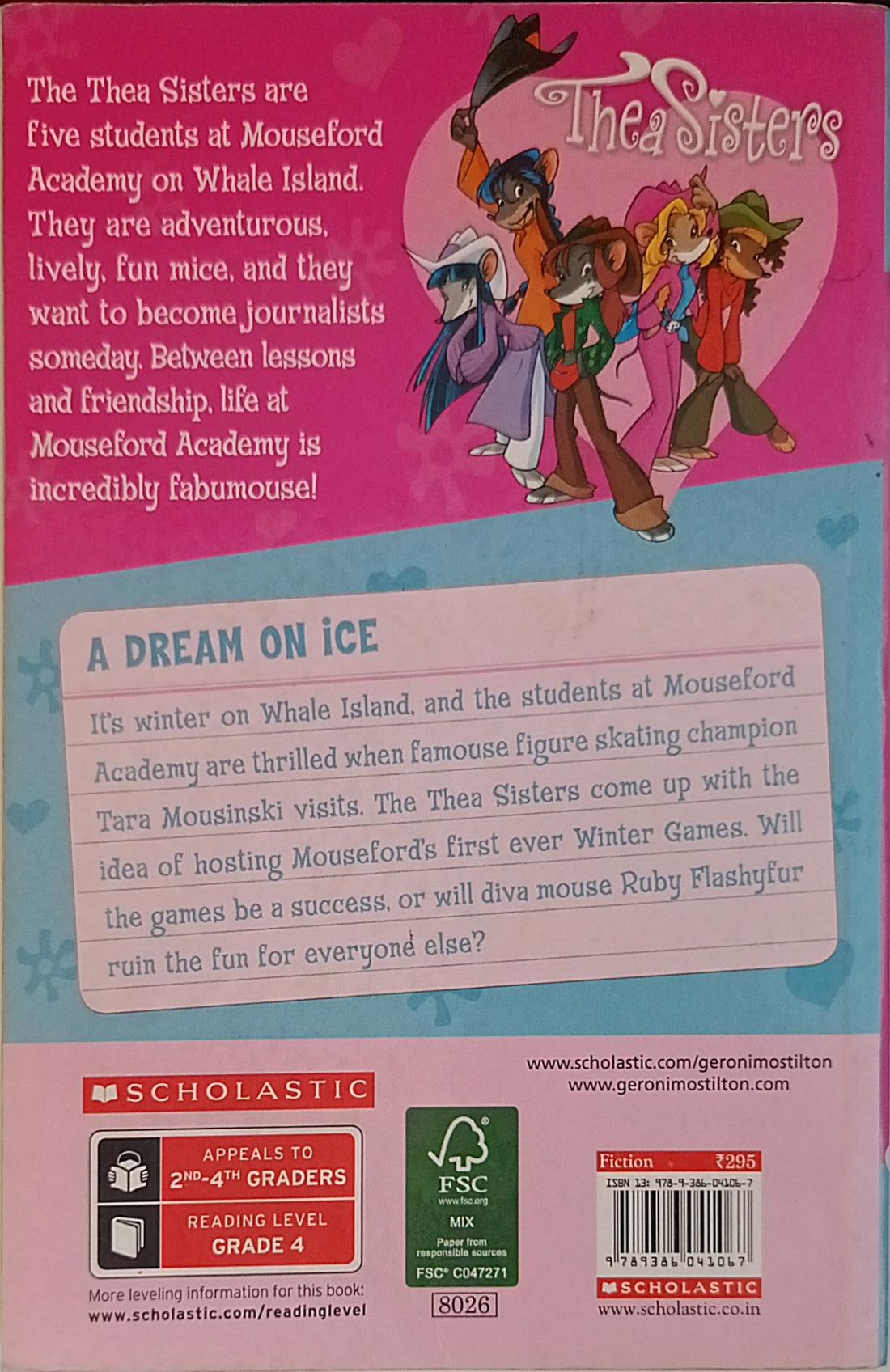 Thea Stilton Mouseford Academy #10 A Dream on Ice