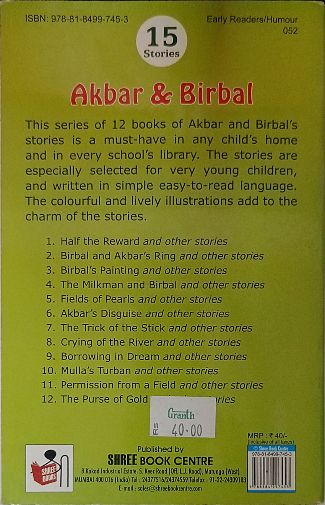 Akbar & Birbal: The Milkman and Birbal and Other Stories