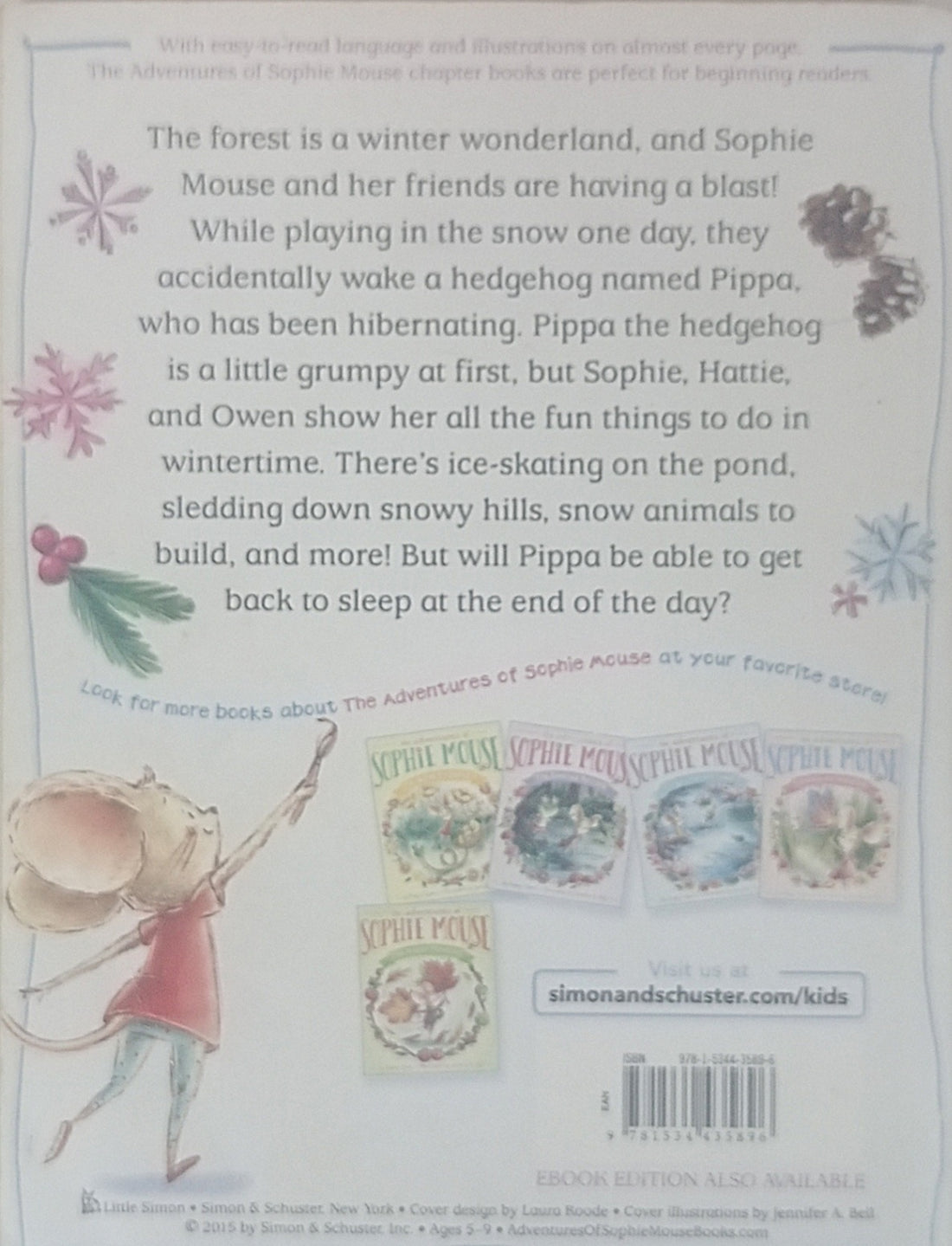 The Adventures of Sophie Mouse #6 Winter's No Time to Sleep