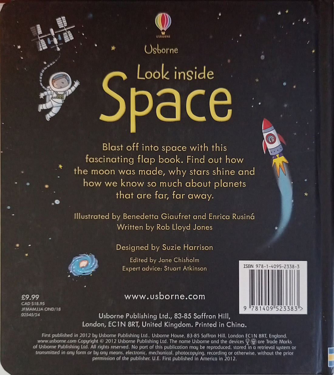 Usborne: Look Inside Space