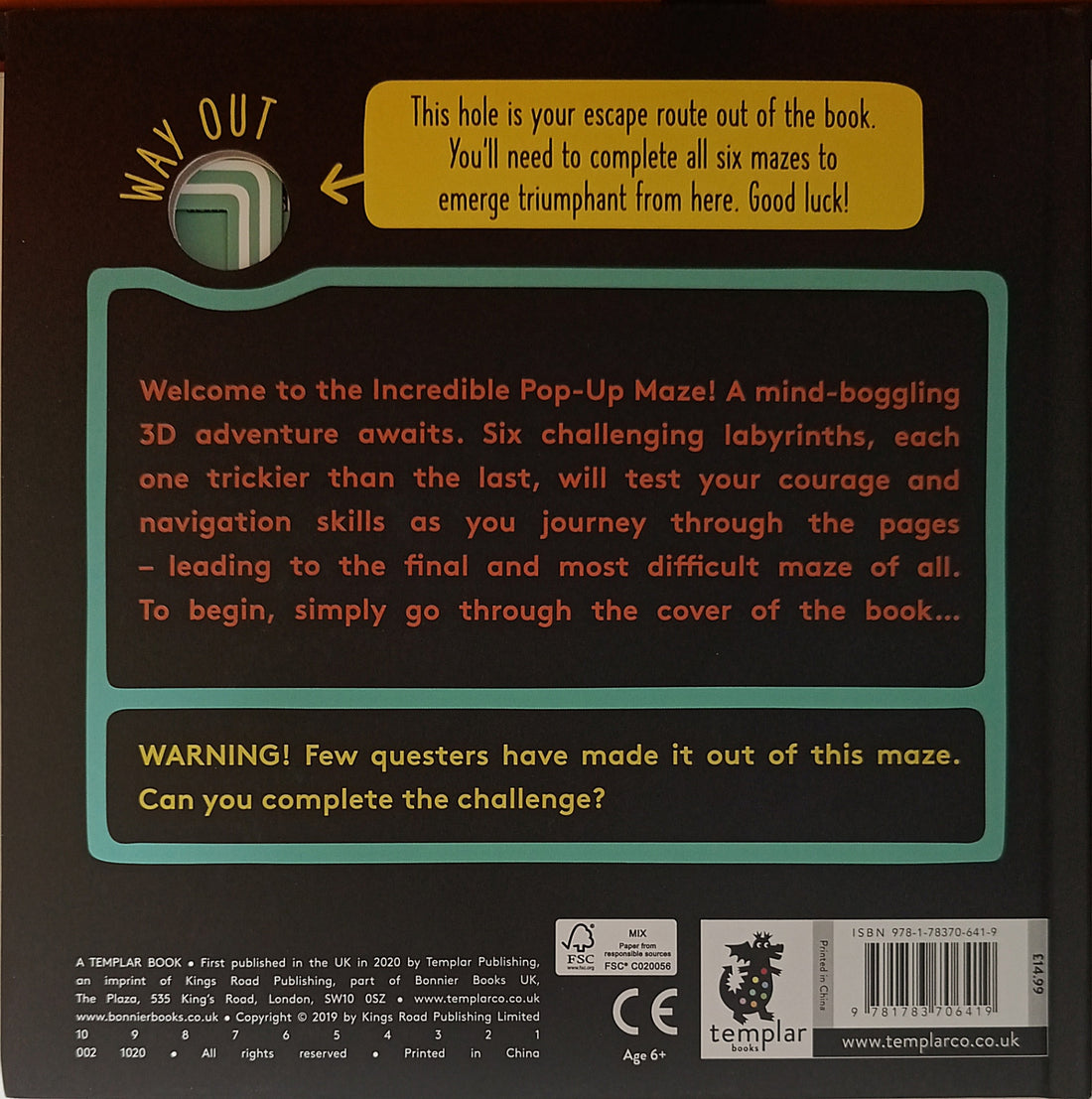 The Incredible Pop-Up Maze