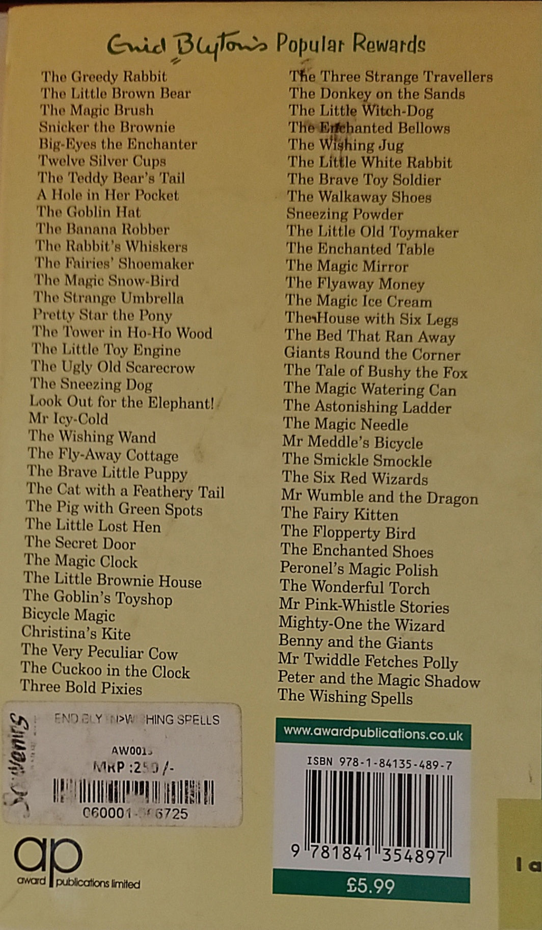 The Wishing Spells and Other Stories
