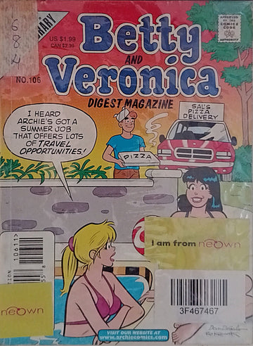 Betty and Veronica Digest Magazine No.106