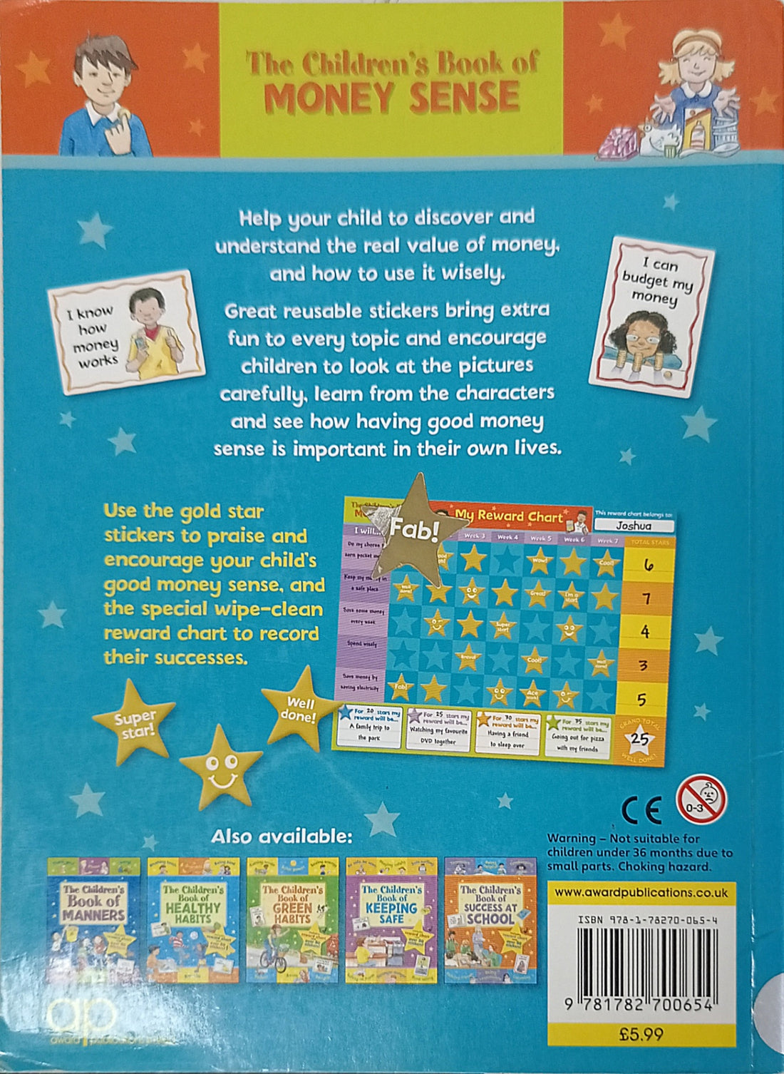 Star Rewards Life Skills for Kids: The Children's Book of Money Sense